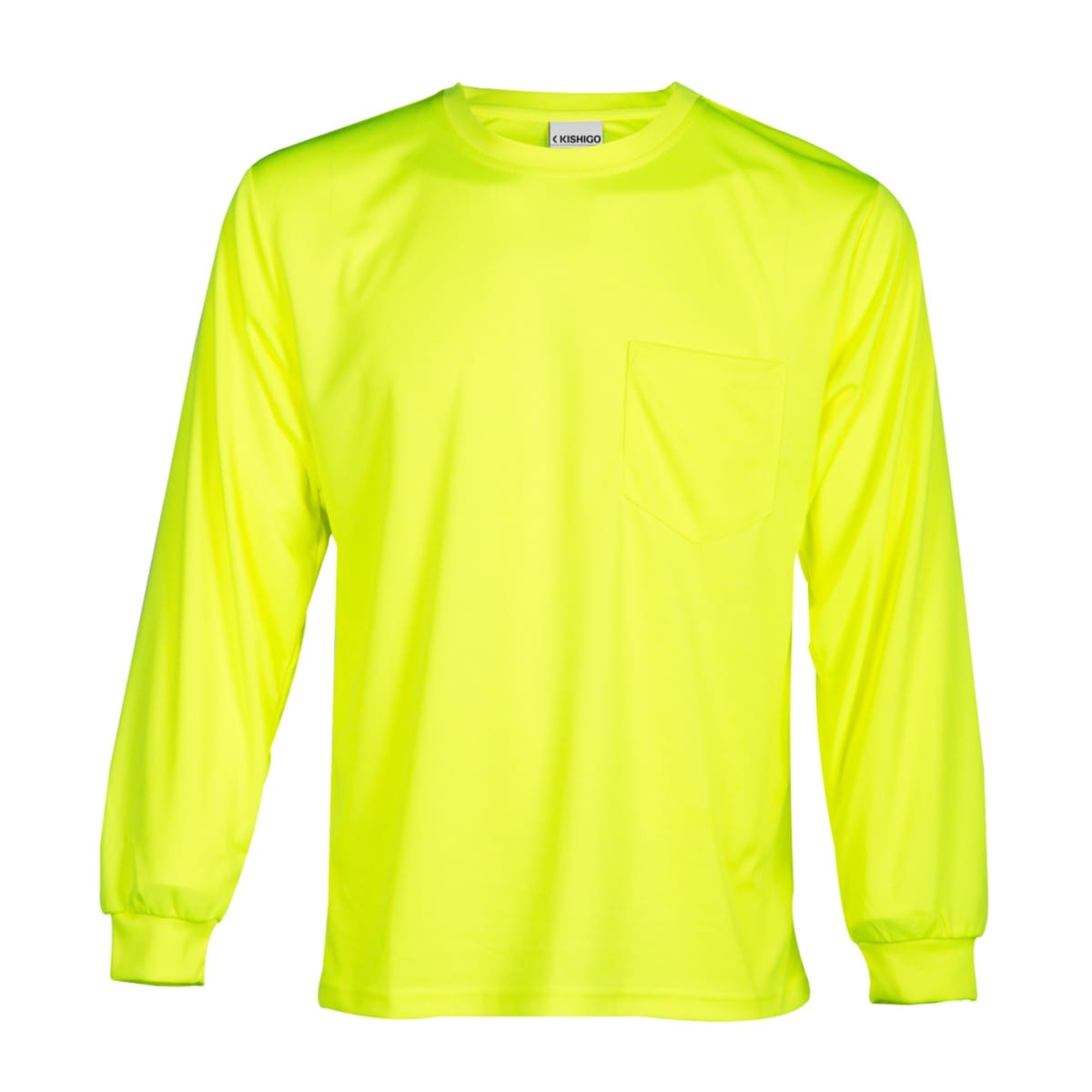 ML Kishigo Hi-Vis Long Sleeve T-Shirt in Hi-Vis Yellow